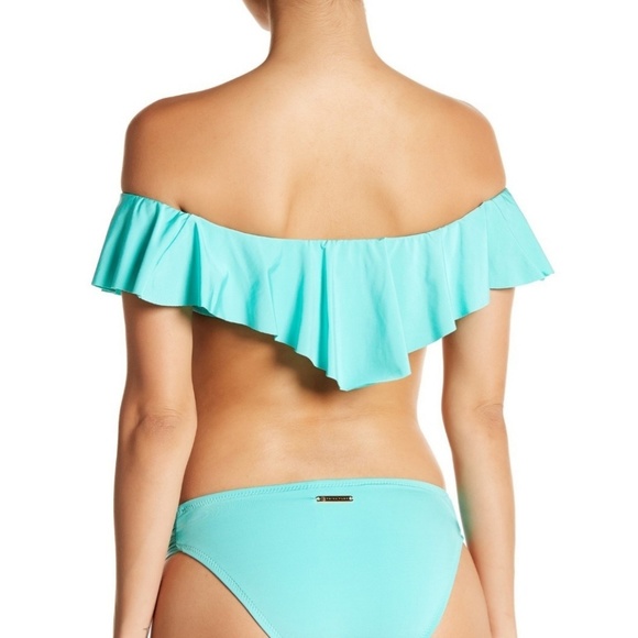 NWT Trina Turk flutter bandeau bikini top - Picture 2 of 5